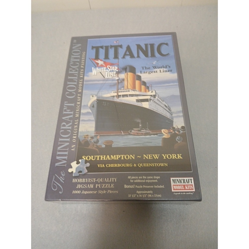 The Minicraft Collection TITANIC 1000 Piece Japanese Style Jigsaw Puzzle NEW